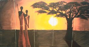 abstract African art